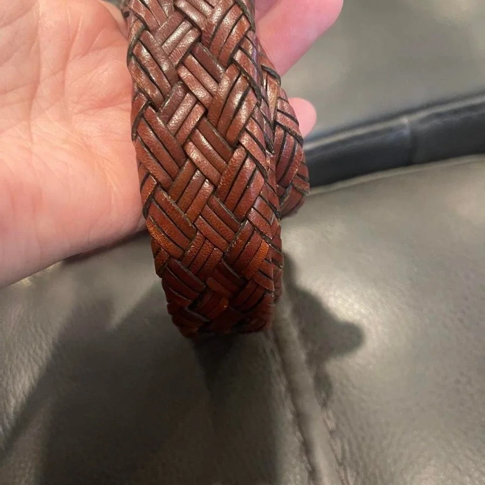 Vintage Tommy Hilfiger braided belt sz 38